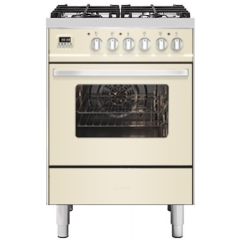 ILVE Torino 60cm 4 Burner Gas Hob Single Oven Dual Fuel Mini Range Cooker