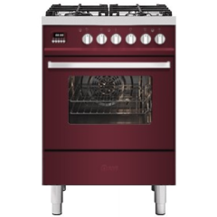 ILVE Torino 60cm 4 Burner Gas Hob Single Oven Dual Fuel Mini Range Cooker