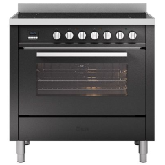 ILVE Torino 90cm 5 Zone Induction Hob Single Oven All Electric Range Cooker