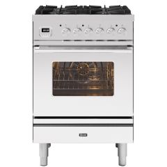 ILVE Roma 60cm 4 Burner Gas Hob Single Oven Dual Fuel Mini Range Cooker