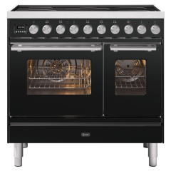 ILVE Roma 90cm 6 Zone Induction Hob Double Oven All Electric Range Cooker