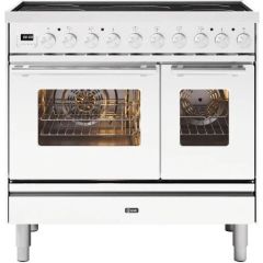 ILVE Roma 90cm 6 Zone Induction Hob Double Oven All Electric Range Cooker