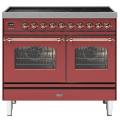 ILVE Milano 100cm 6 Zone Induction Hob Double Oven All Electric Range Cooker