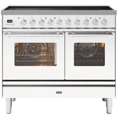 ILVE Roma 100cm 6 Zone Induction Hob Double Oven All Electric Range Cooker