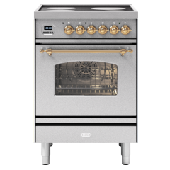 ILVE Milano 60cm 4 Zone Induction Hob Single Oven All Electric Mini Range Cooker