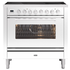ILVE Roma 90cm 6 Zone Induction Hob Single Oven All Electric Range Cooker