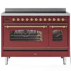 ILVE Milano 120cm 7 Zone Induction Hob Double Oven All Electric Range Cooker