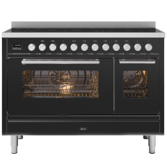 ILVE Roma 120cm 7 zone Induction Hob Double Oven All Electric Range Cooker