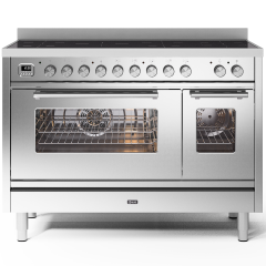 ILVE Roma 120cm 7 zone Induction Hob Double Oven All Electric Range Cooker