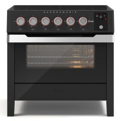 ILVE Panoramagic 90cm 6 Zone Induction Hob Single Oven All Electric Range Cooker