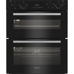 Indesit DUI10DB/M Built-In Under Counter Electric Double Oven