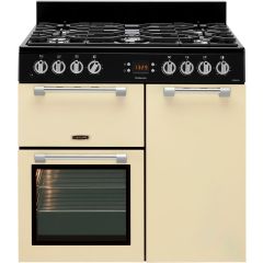Leisure Cookmaster 90cm 5 Burner Gas Hob Double Oven Dual Fuel Range Cooker