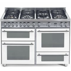 Lofra Professional 120cm 7 Burner Gas Hob Triple Oven Dual Fuel Range Cooker