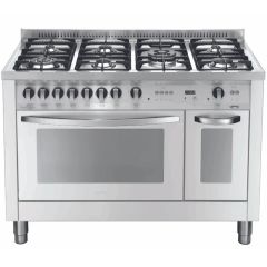 Lofra Professional 120cm 7 Burner Gas Hob Double Oven All Gas Range Cooker