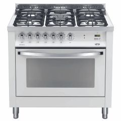 Lofra Rainbow 90cm 5 Burner Gas Hob Single Oven Dual Fuel Range Cooker