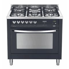 Lofra Rainbow 90cm 5 Burner Gas Hob Single Oven All Gas Range Cooker