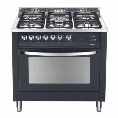 Lofra Rainbow 90cm 5 Burner Gas Hob Single Oven Dual Fuel Range Cooker