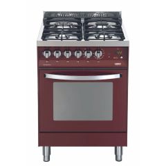 Lofra Rainbow 60cm 4 Burner Gas Hob Single Oven Dual Fuel Mini Range Cooker