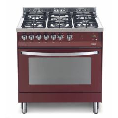 Lofra Rainbow 80cm 5 Burner Gas Hob Single Oven Dual Fuel Range Cooker