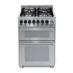 Lofra Professional 60cm 4 Burner Gas Hob Double Oven Dual Fuel Mini Range Cooker