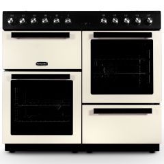 Montpellier 100cm 7 Burner Gas Hob Double Electric Oven Dual Fuel Range Cooker