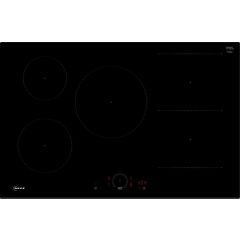 Neff N70 T58FHW1L0 80cm 5 Zone Twist Touch Combi Zone Induction Hob