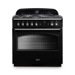 Rangemaster Classic FX 90cm 5 Burner Gas Hob Single Oven Dual Fuel Range Cooker