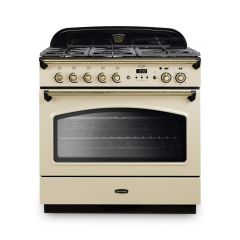 Rangemaster Classic FX 90cm 5 Burner Gas Hob Single Oven Dual Fuel Range Cooker
