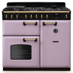 Rangemaster Classic Deluxe 100cm Gas Hob Double Oven Dual Fuel Range Cooker
