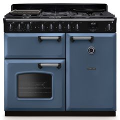Rangemaster Classic Deluxe 100cm Gas Hob Double Oven Dual Fuel Range Cooker