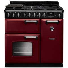 Rangemaster Classic Deluxe 90cm Gas Hob Double Oven Dual Fuel Range Cooker