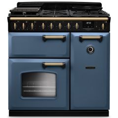 Rangemaster Classic Deluxe 90cm Gas Hob Double Oven Dual Fuel Range Cooker