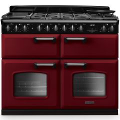 Rangemaster Classic Deluxe 110cm Gas Hob Triple Oven Dual Fuel Range Cooker