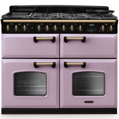 Rangemaster Classic Deluxe 110cm Gas Hob Triple Oven Dual Fuel Range Cooker
