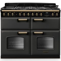 Rangemaster Classic Deluxe 110cm Gas Hob Triple Oven Dual Fuel Range Cooker