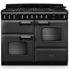 Rangemaster Classic Deluxe 110cm Gas Hob Double Oven Dual Fuel Range Cooker