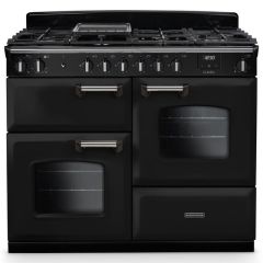 Rangemaster Classic 110cm 6 Burner Gas Hob Double Oven Dual Fuel Range Cooker