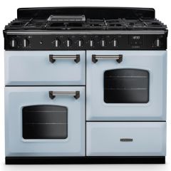 Rangemaster Classic 110cm 6 Burner Gas Hob Double Oven Dual Fuel Range Cooker