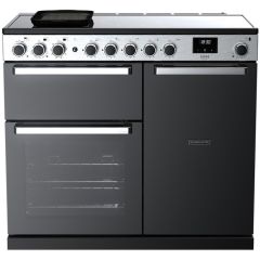 Rangemaster Edge Deluxe 100cm 5 Zone Induction Double Oven Electric Range Cooker