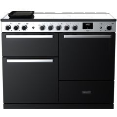 Rangemaster Edge Deluxe 110cm 5 Zone Induction Double Oven Electric Range Cooker