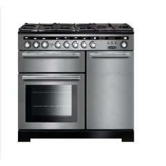 Rangemaster Encore Deluxe 100cm 5 Burner Hob Double Oven Dual Fuel Range Cooker