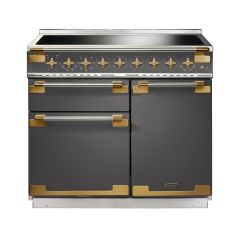 Rangemaster Elise Luxe 100cm 5 Zone Induction Double Oven Electric Range Cooker