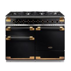 Rangemaster Elise Luxe 110cm 6 Burner Gas Hob Double Oven Dual Fuel Range Cooker