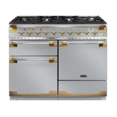 Rangemaster Elise Luxe 110cm 6 Burner Gas Hob Double Oven Dual Fuel Range Cooker