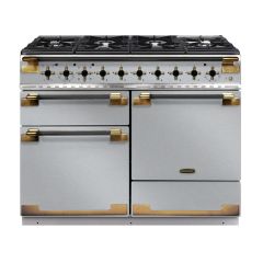 Rangemaster Elise Luxe 110cm 6 Burner Gas Hob Double Oven Dual Fuel Range Cooker