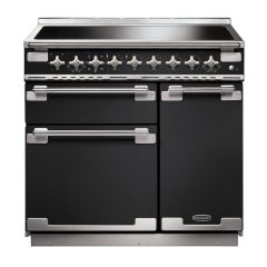 Rangemaster Elise 90cm 5 Zone Induction Hob Double Oven Electric Range Cooker