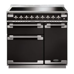 Rangemaster Elise 90cm 5 Zone Induction Hob Double Oven Electric Range Cooker