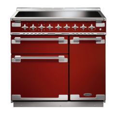 Rangemaster Elise 90cm 5 Zone Induction Hob Double Oven Electric Range Cooker