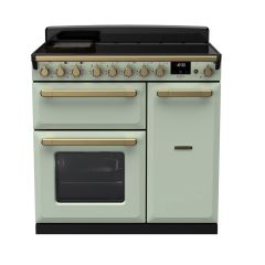 Rangemaster Estel Deluxe 90cm 5 Zone Induction Double Oven Electric Range Cooker