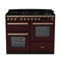 Rangemaster Estel Deluxe 110cm 7 Ring Gas Hob Double Oven Dual Fuel Range Cooker